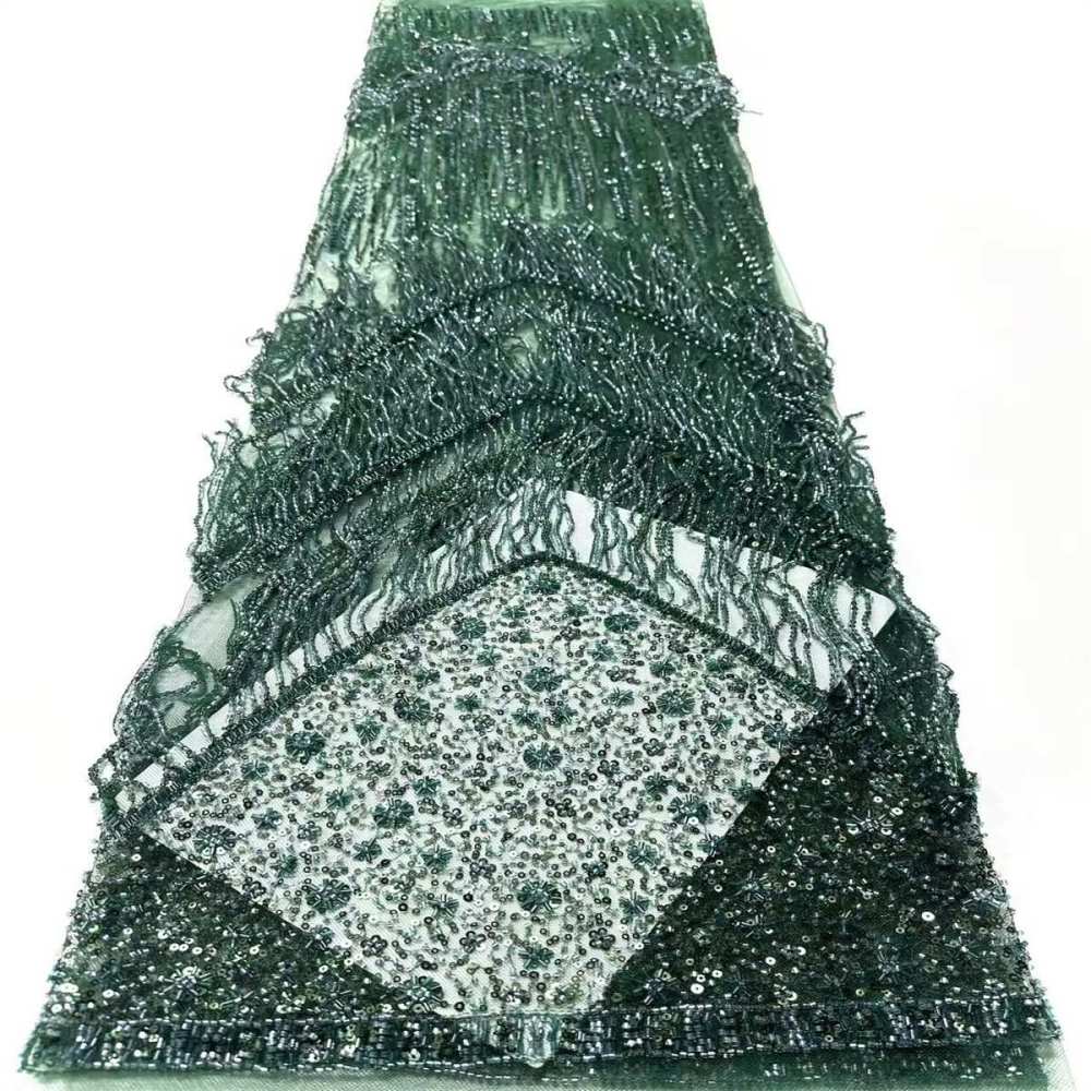 Beaded Tulle Fabric - 5 Yards | COD HN553