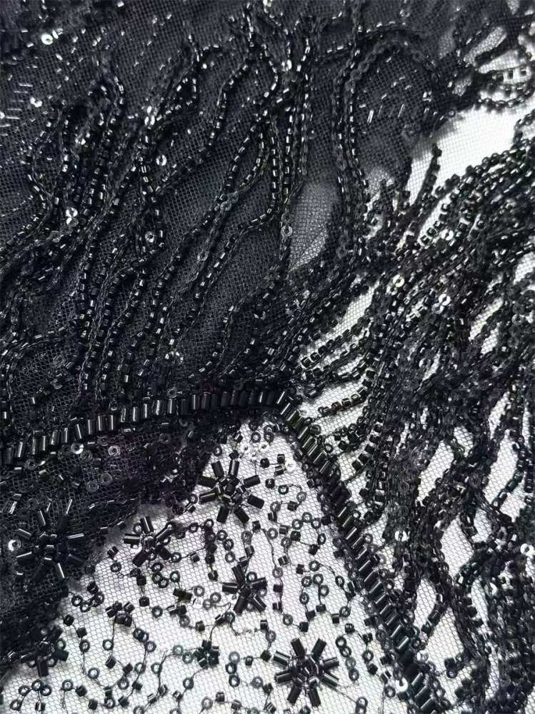 Beaded Tulle Fabric - 5 Yards | COD HN553