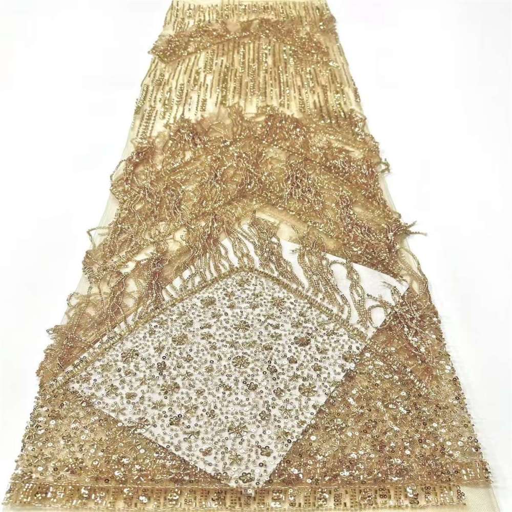 Beaded Tulle Fabric - 5 Yards | COD HN553
