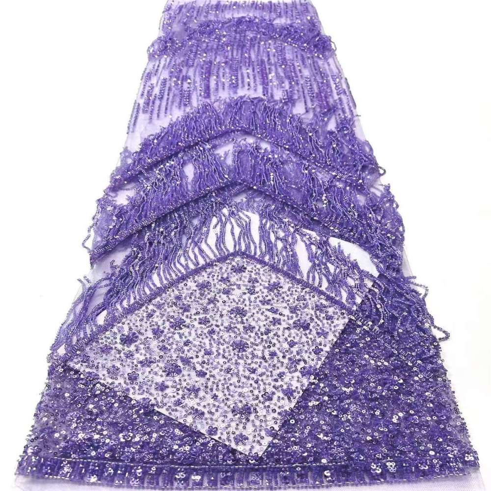 Beaded Tulle Fabric - 5 Yards | COD HN553