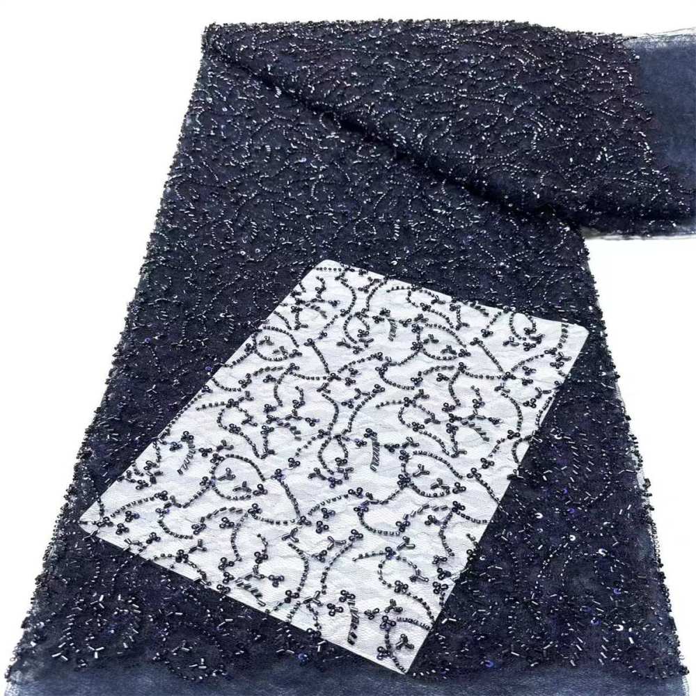 Beaded Tulle Fabric - 5 Yards | COD HN556