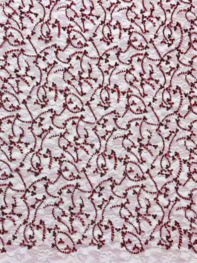 Beaded Tulle Fabric - 5 Yards | COD HN556