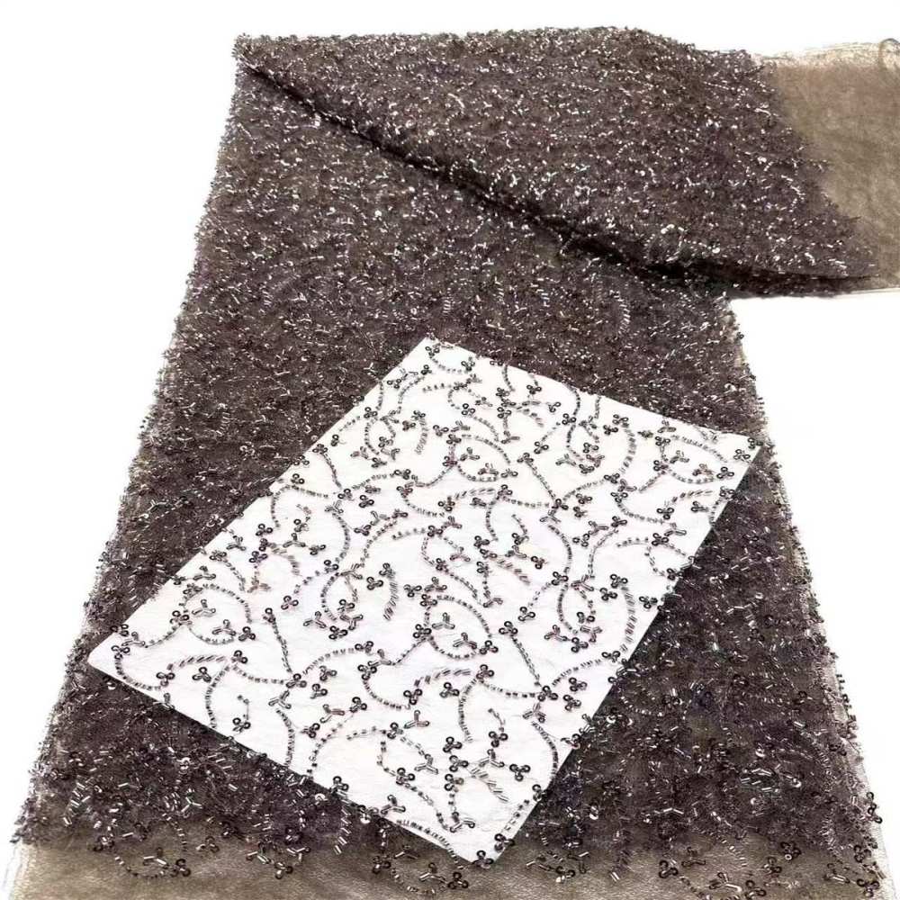 Beaded Tulle Fabric - 5 Yards | COD HN556
