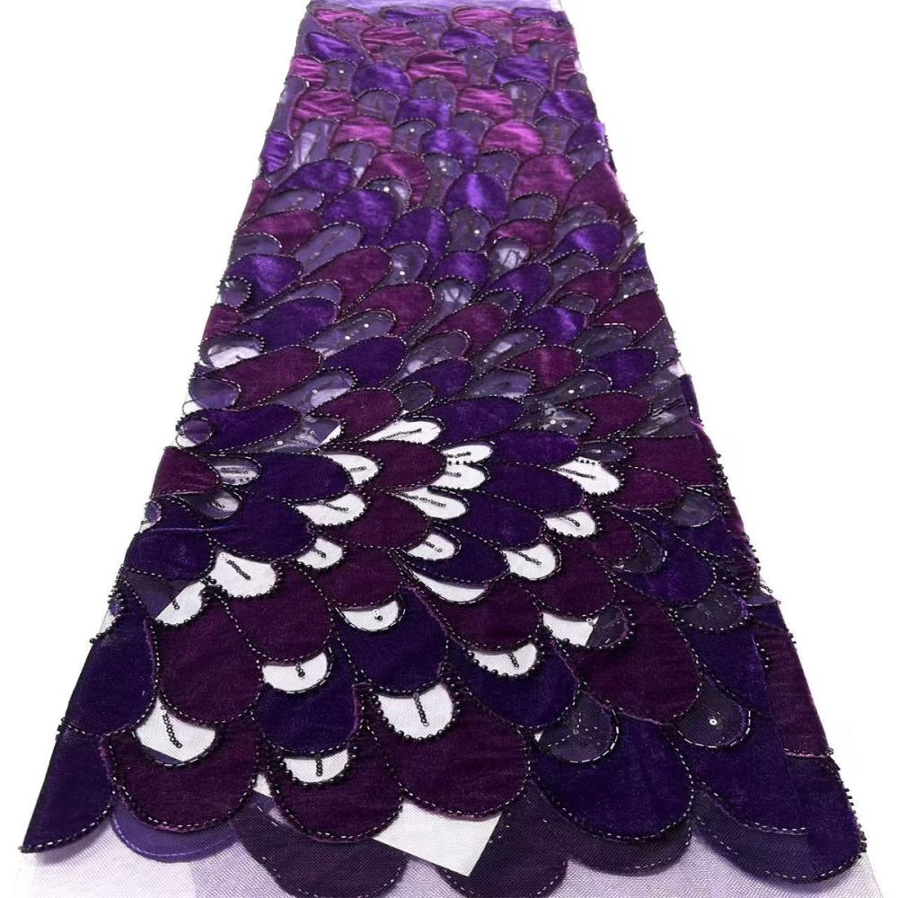 Beaded Tulle Fabric - 5 Yards | COD HN559