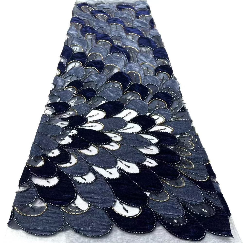 Beaded Tulle Fabric - 5 Yards | COD HN559