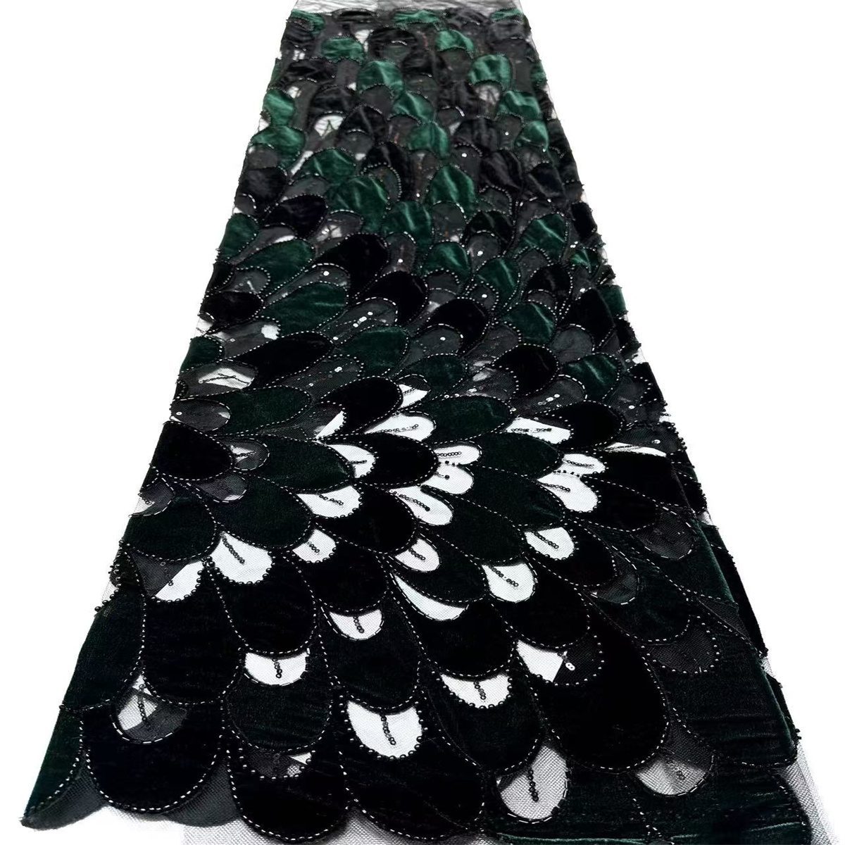 Beaded Tulle Fabric - 5 Yards | COD HN559