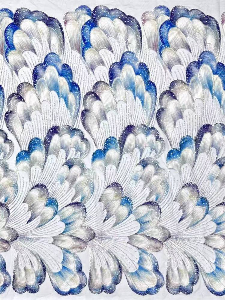 Beaded Tulle Fabric - 5 Yards | COD HN562