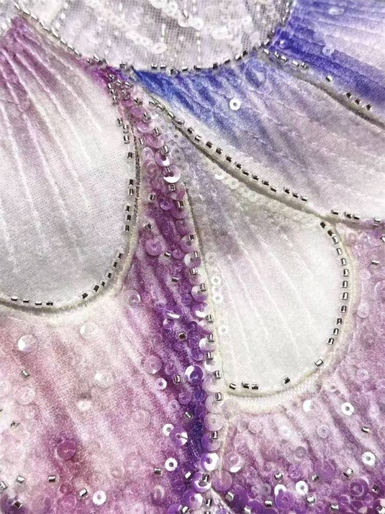 Beaded Tulle Fabric - 5 Yards | COD HN562