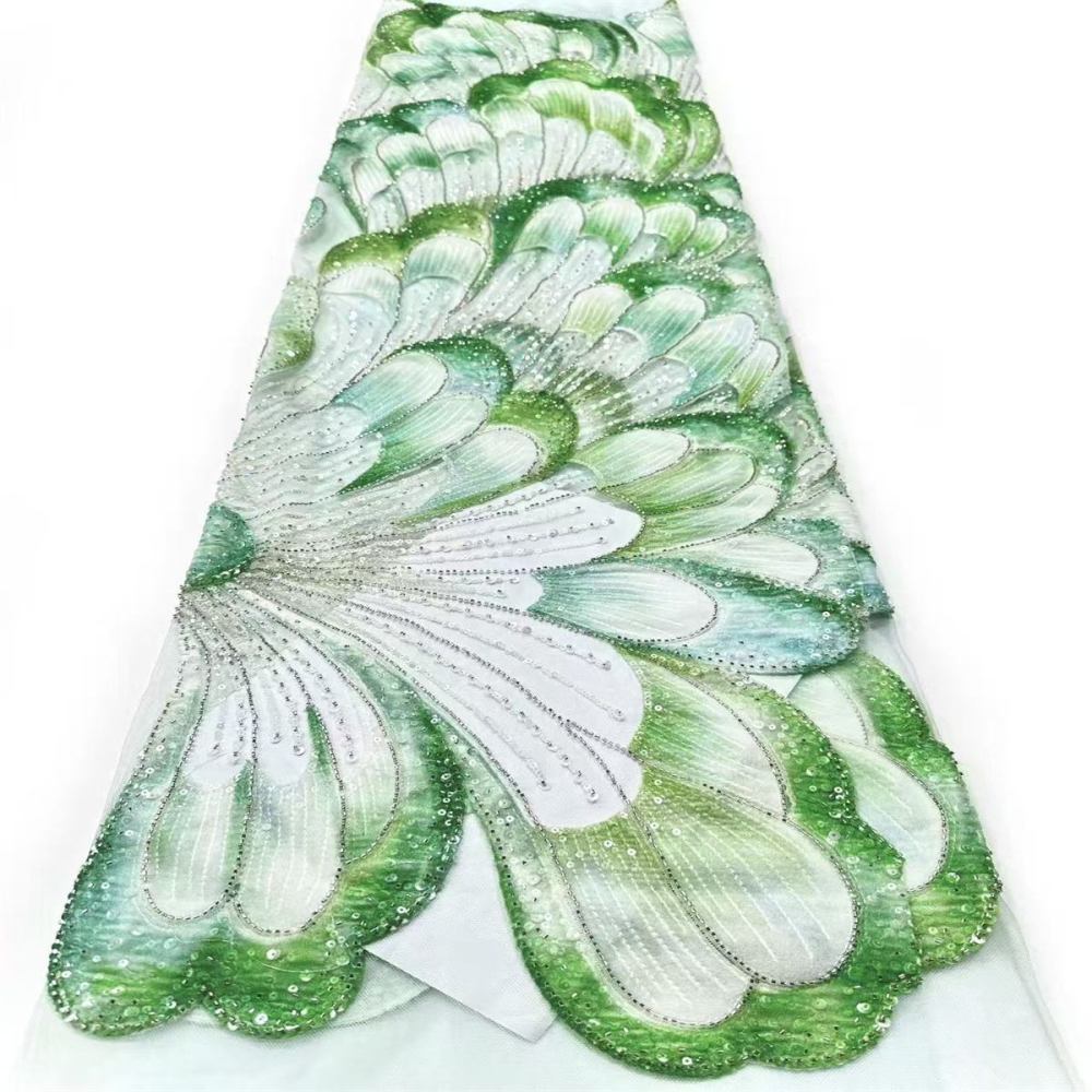 Beaded Tulle Fabric - 5 Yards | COD HN562