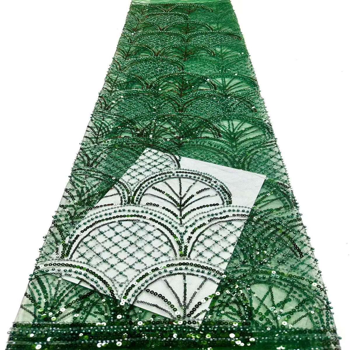 Beaded Tulle Fabric - 5 Yards | COD HN575