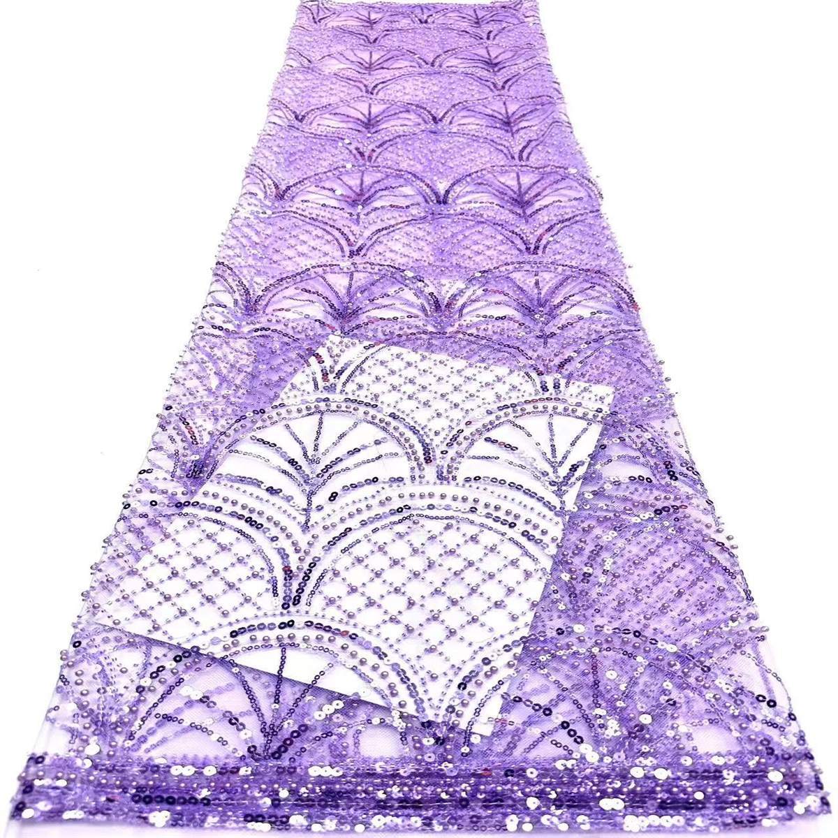 Beaded Tulle Fabric - 5 Yards | COD HN575