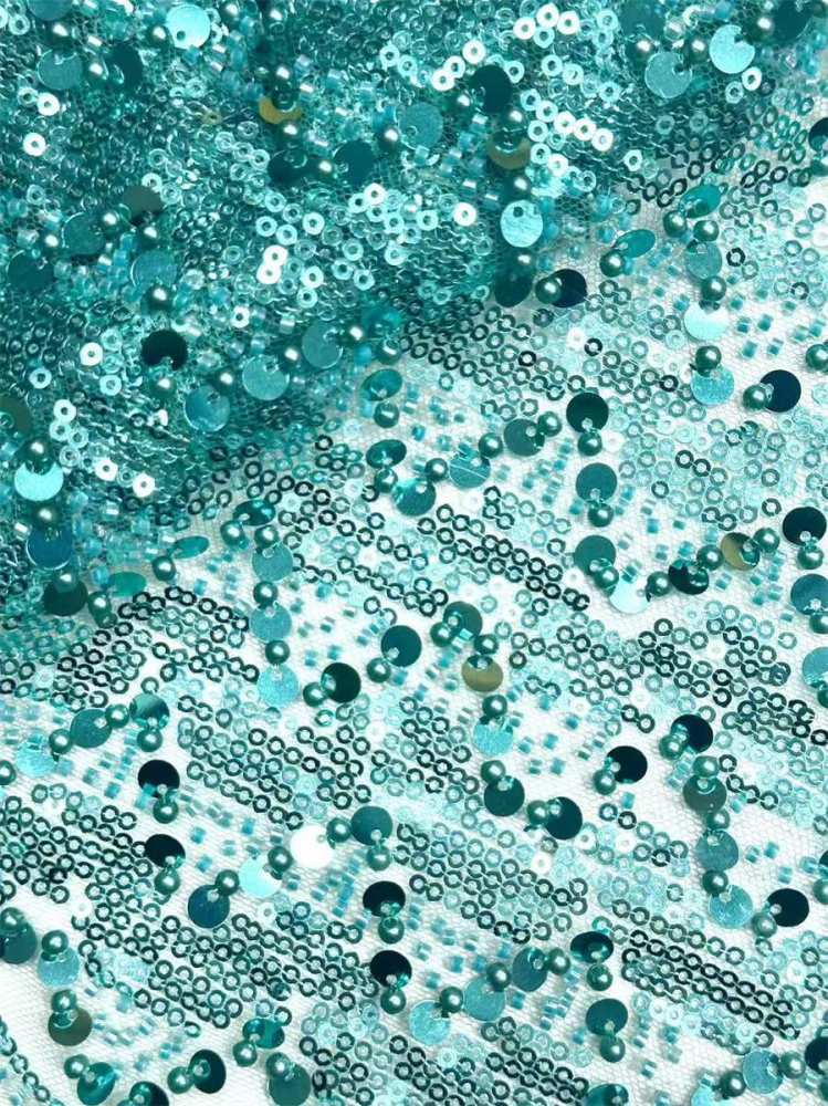 Beaded Lace Fabric - 5 Yards | COD HN561