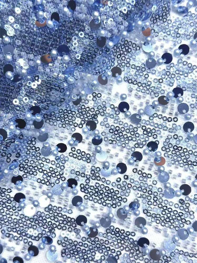 Beaded Lace Fabric - 5 Yards | COD HN561