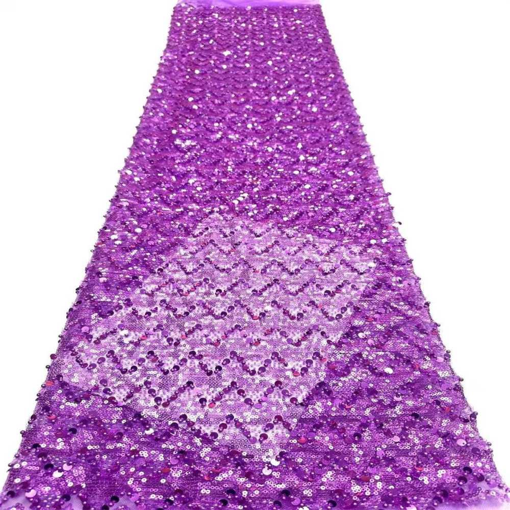 Beaded Lace Fabric - 5 Yards | COD HN561