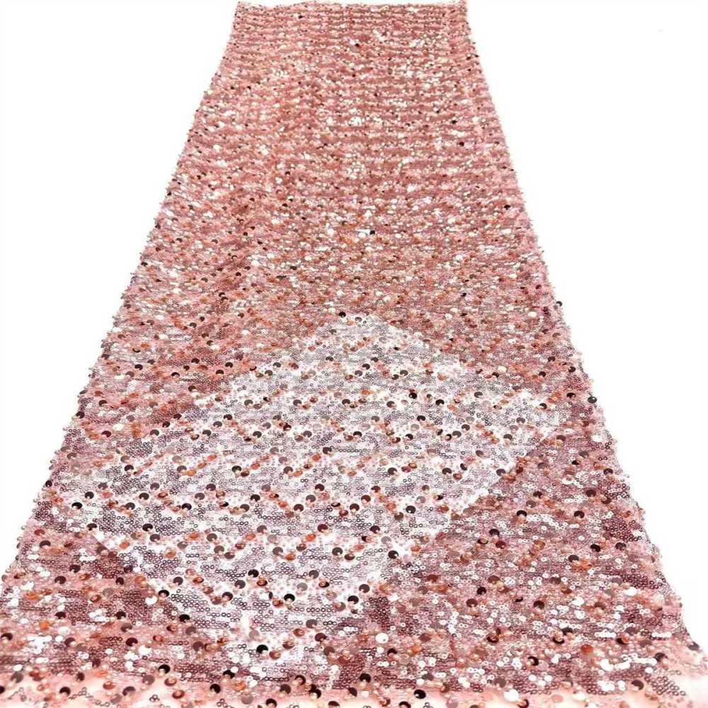 Beaded Lace Fabric - 5 Yards | COD HN561