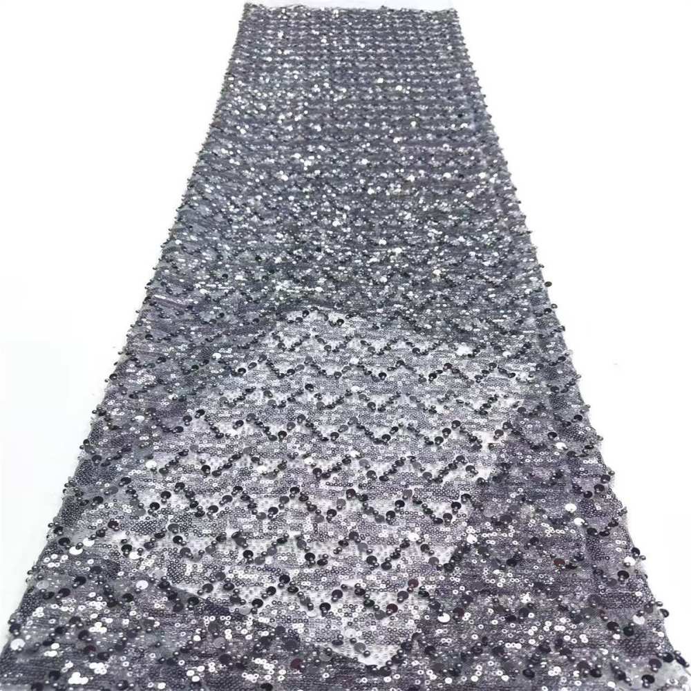 Beaded Lace Fabric - 5 Yards | COD HN561