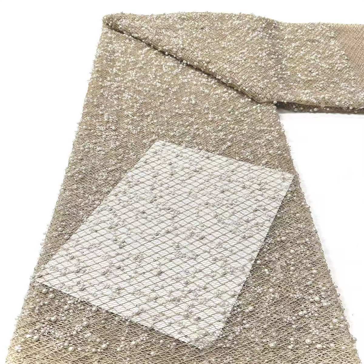 Beaded Tulle Fabric - 5 Yards | COD HN585