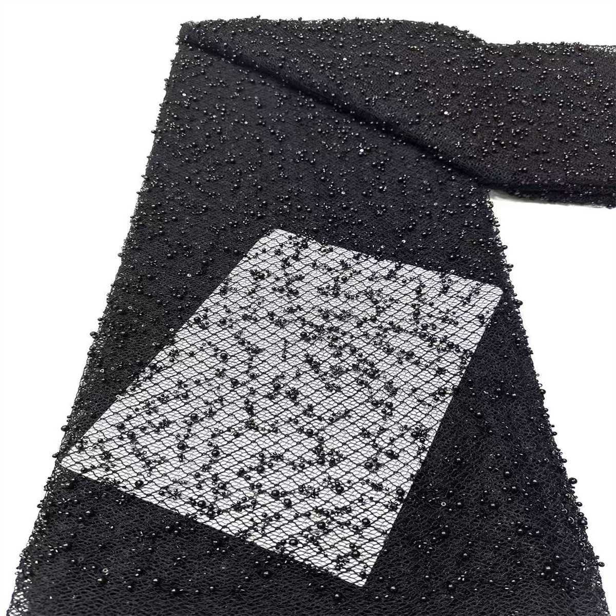 Beaded Tulle Fabric - 5 Yards | COD HN585