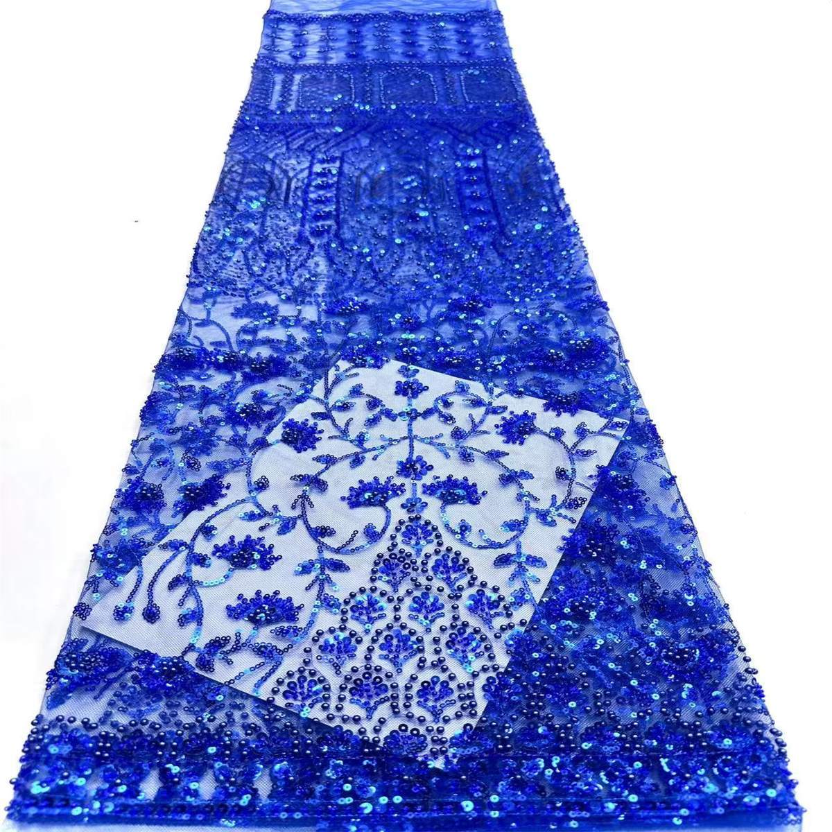 Beaded Tulle Fabric - 5 Yards | COD HN587