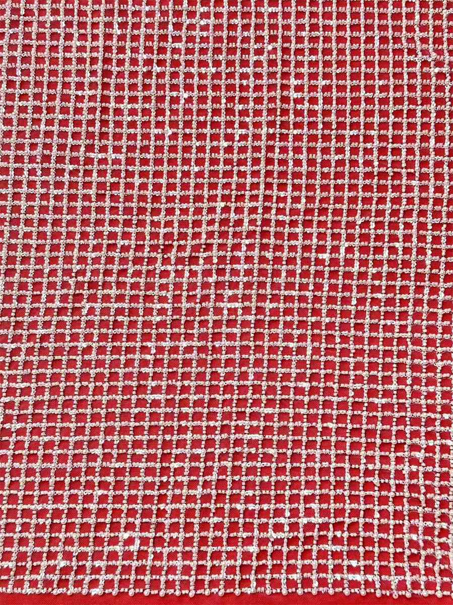 Beaded Tulle Fabric - 5 Yards | COD HN598