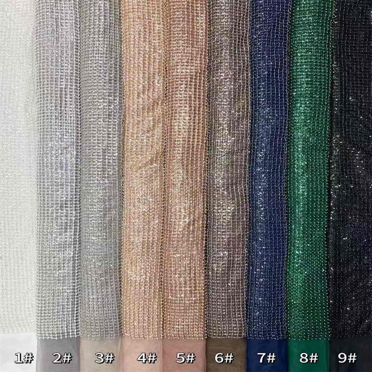 Beaded Tulle Fabric - 5 Yards | COD HN598