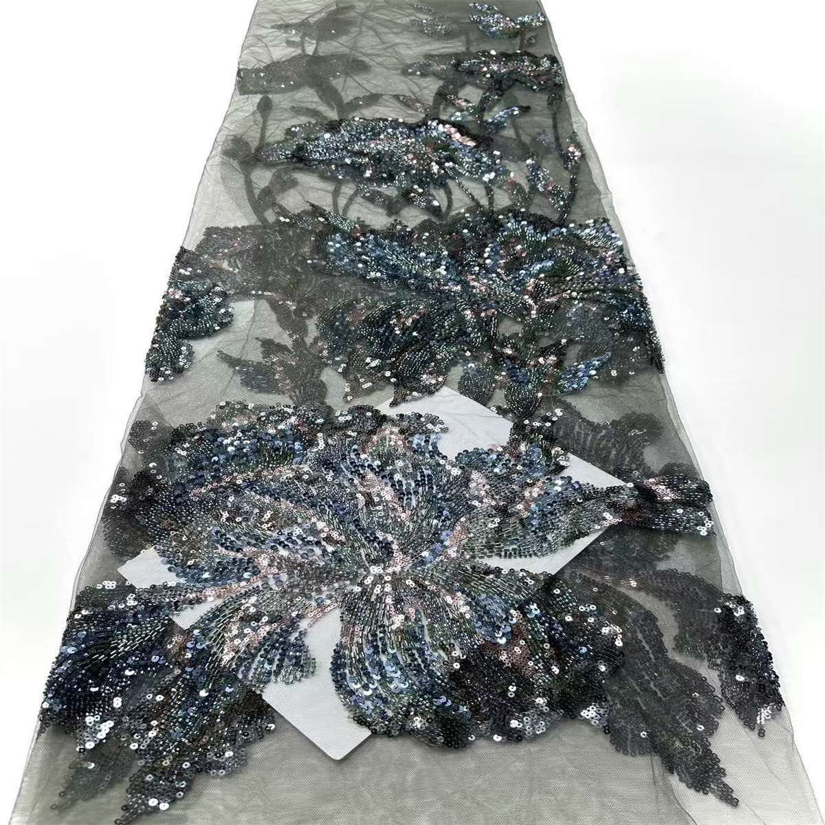 Beaded Tulle Fabric - 5 Yards | COD HN626