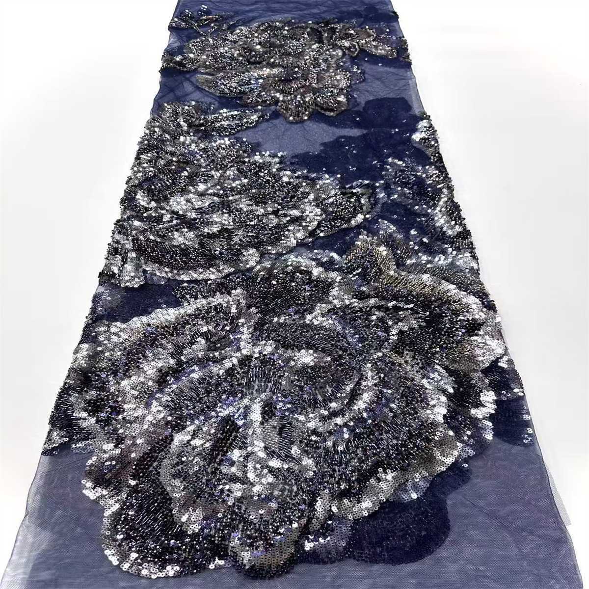 Beaded Tulle Fabric - 5 Yards | COD HN627