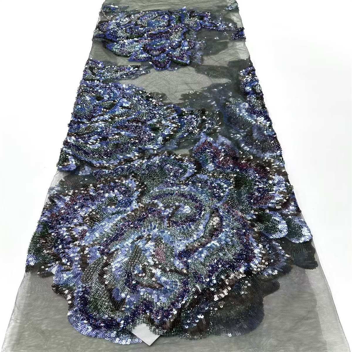 Beaded Tulle Fabric - 5 Yards | COD HN627