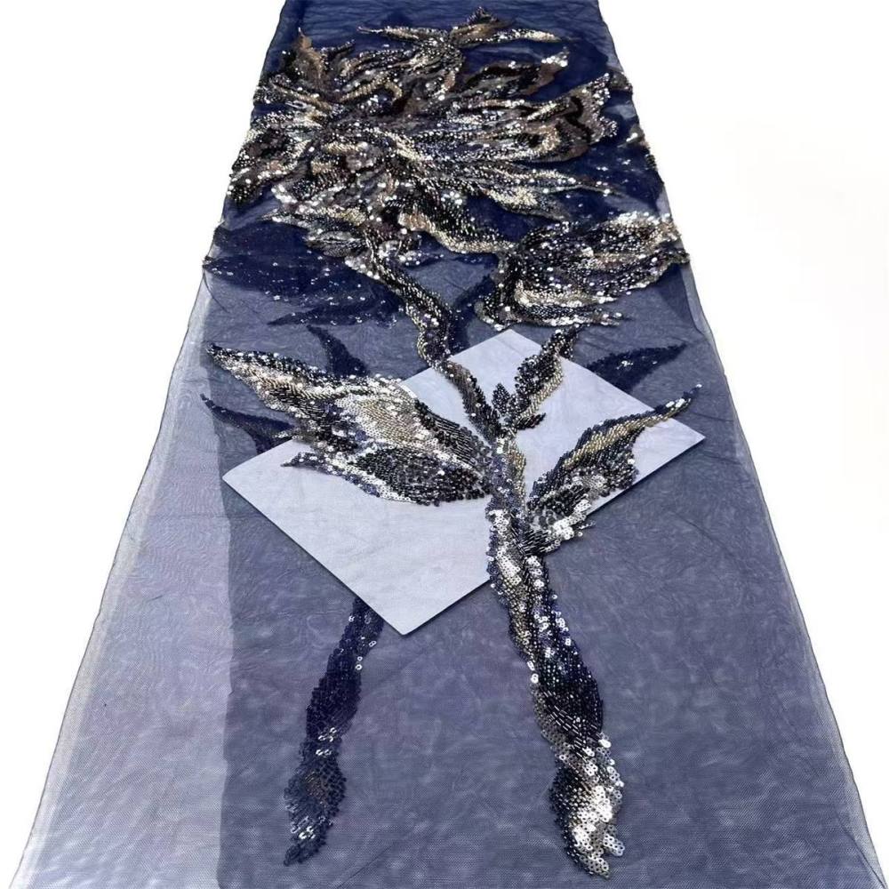 Beaded Tulle Fabric - 5 Yards | COD HN629