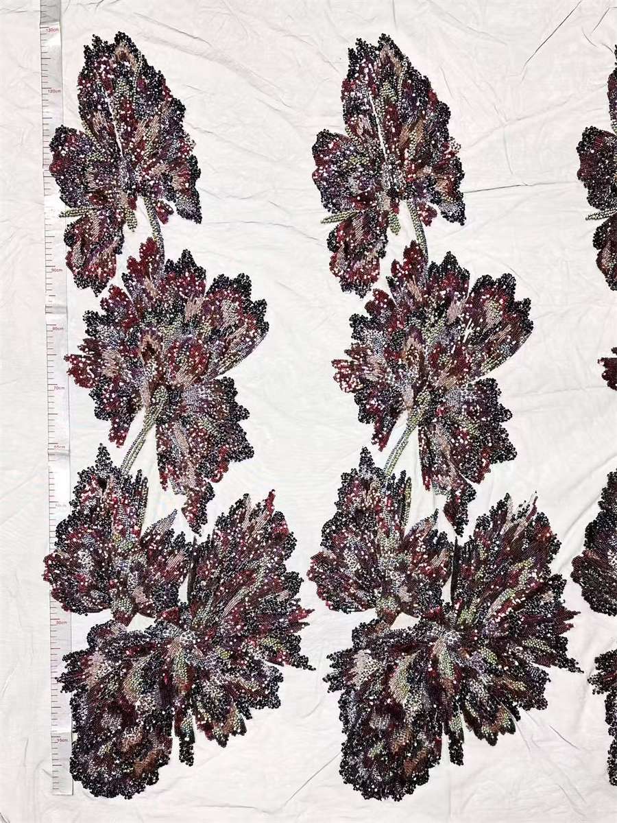 Beaded Tulle Fabric - 5 Yards | COD HN633