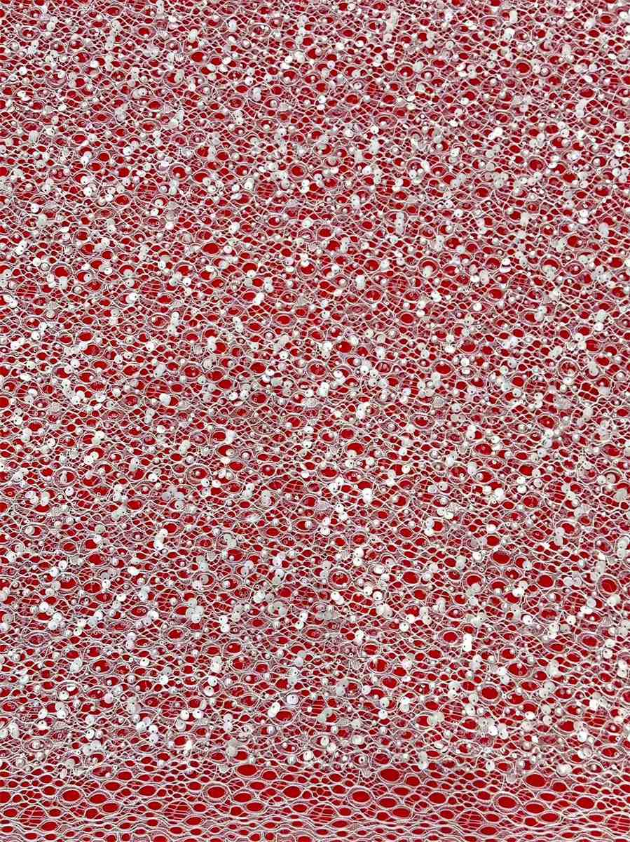Beaded Lace Fabric - 5 Yards | COD HN044