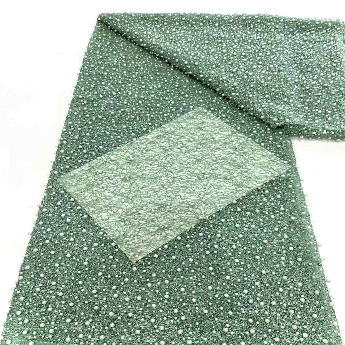 Beaded Lace Fabric - 5 Yards | COD HN123