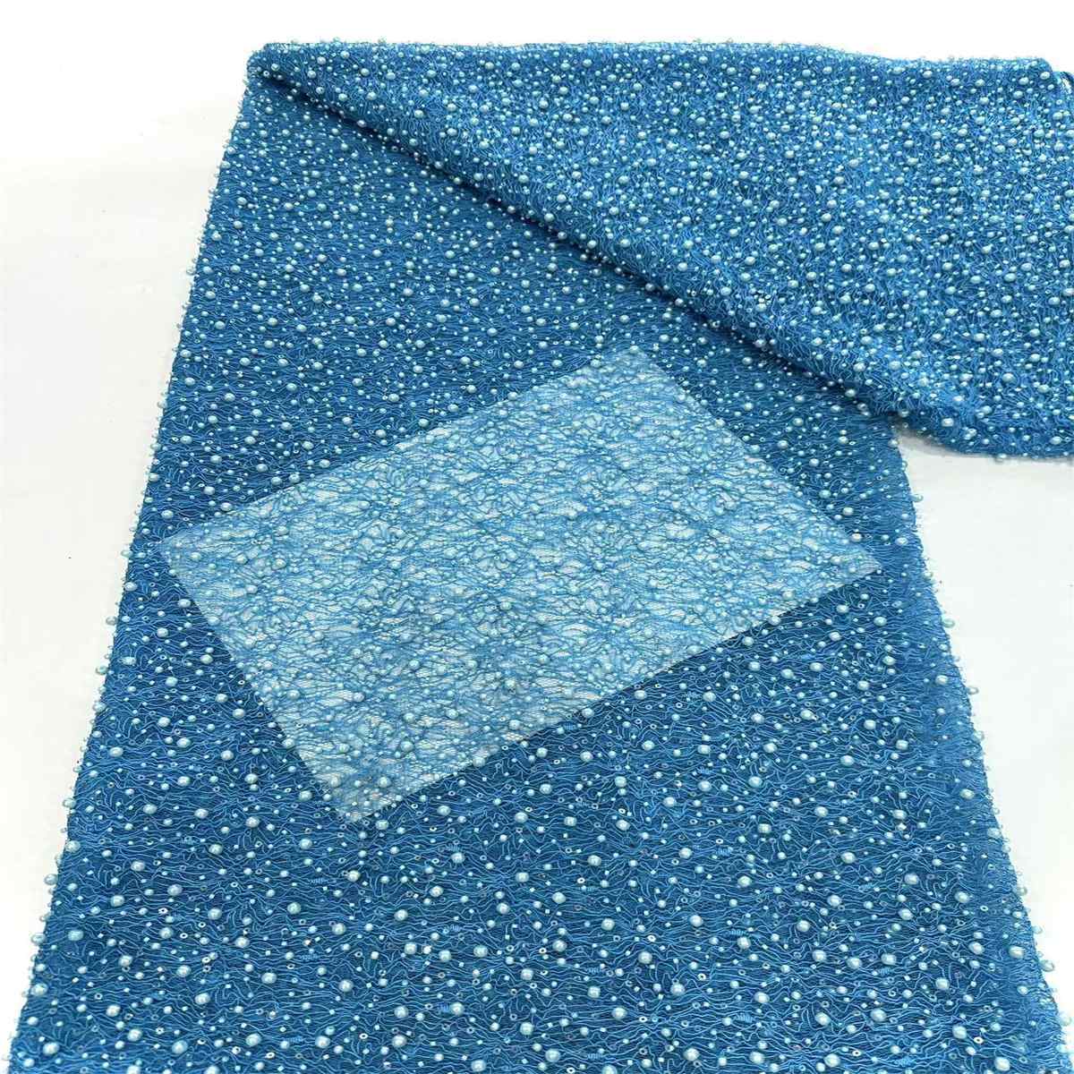 Beaded Lace Fabric - 5 Yards | COD HN123