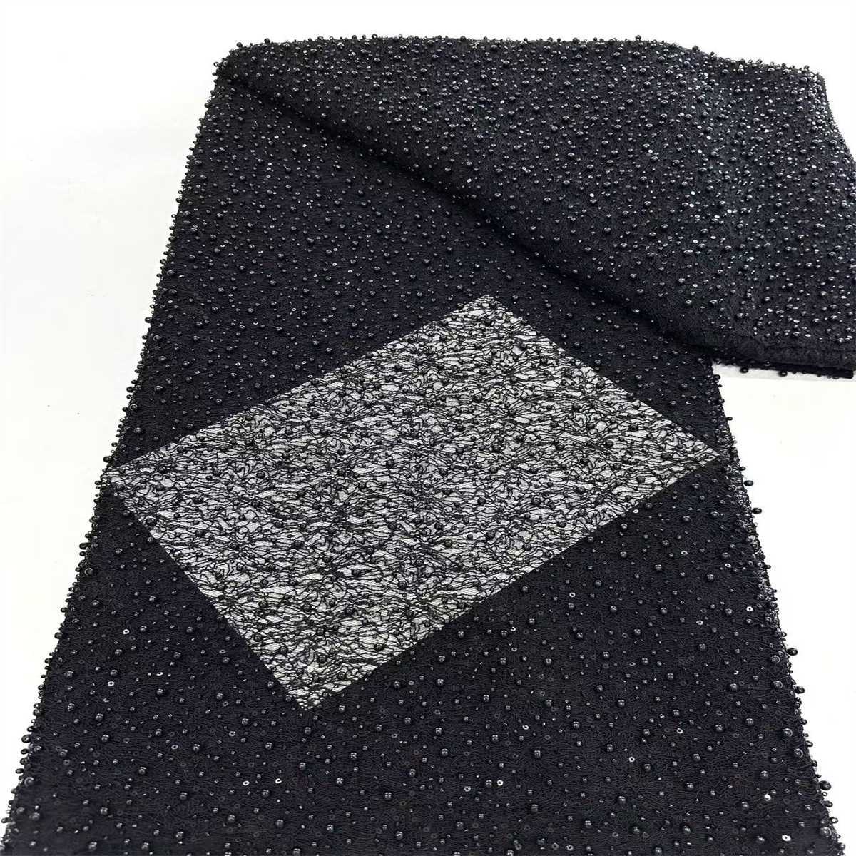 Beaded Lace Fabric - 5 Yards | COD HN123