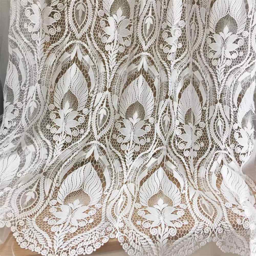 Bridal Lace Fabric - 1 Yard - Guipure Wedding Lace Fabric | STL SX140