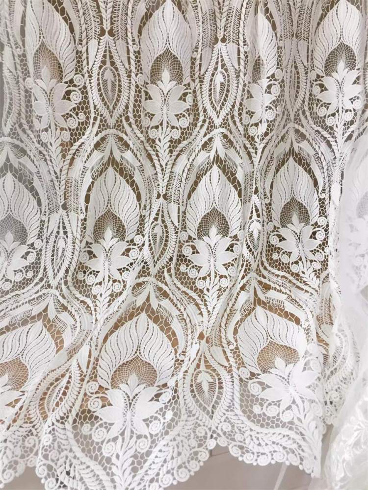 Bridal Lace Fabric - 1 Yard - Guipure Wedding Lace Fabric | STL SX140