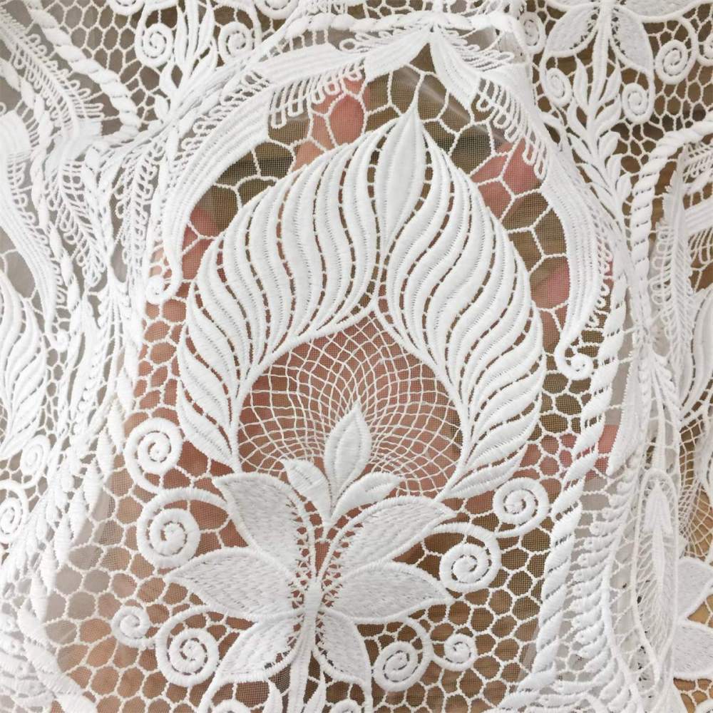 Bridal Lace Fabric - 1 Yard - Guipure Wedding Lace Fabric | STL SX140