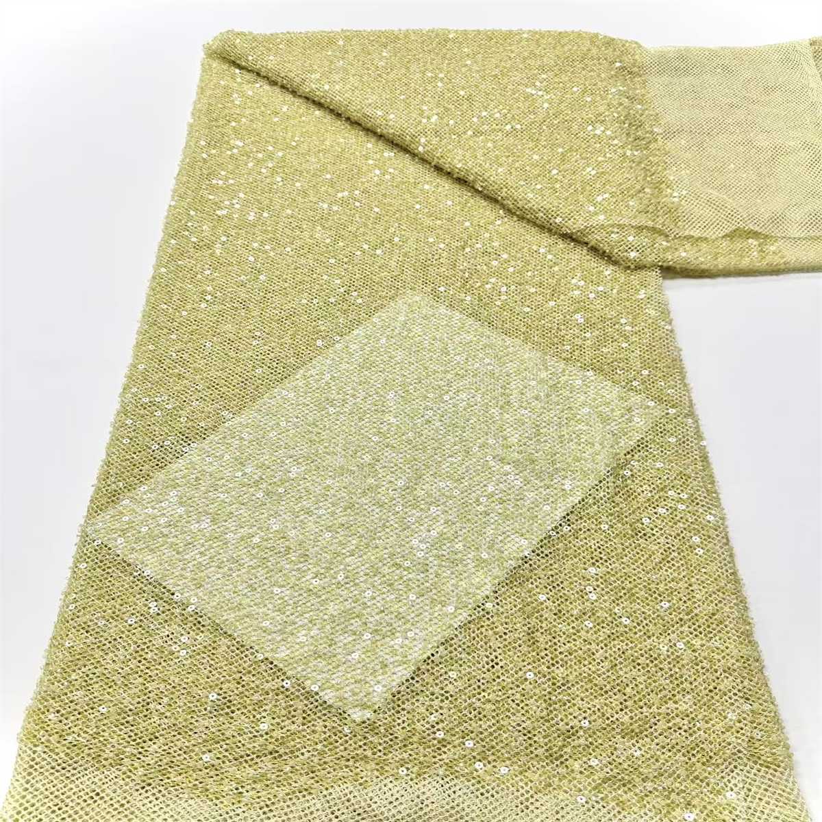 Beaded Tulle Fabric - 5 Yards | COD HN642