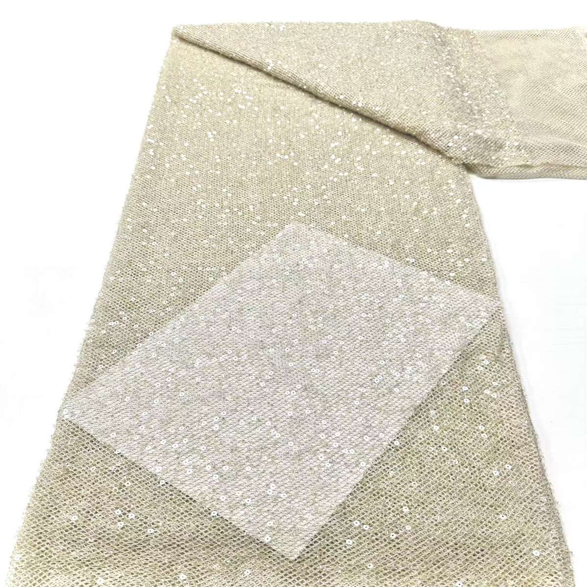 Beaded Tulle Fabric - 5 Yards | COD HN642