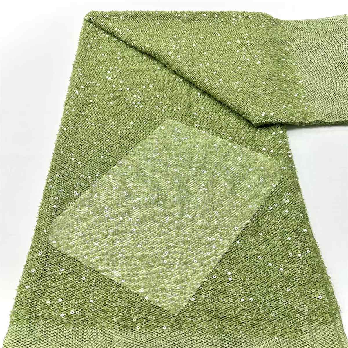 Beaded Tulle Fabric - 5 Yards | COD HN642