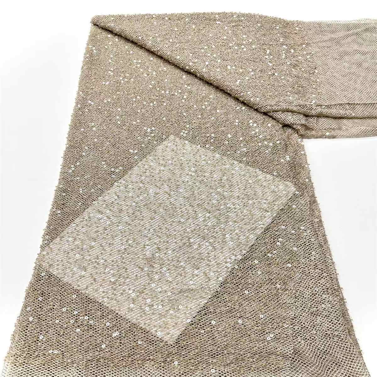 Beaded Tulle Fabric - 5 Yards | COD HN642