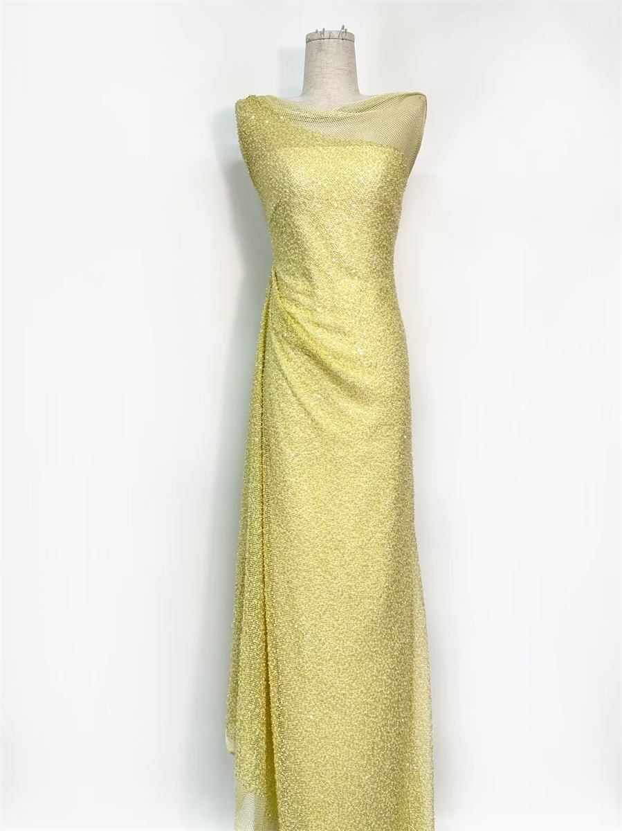 Beaded Tulle Fabric - 5 Yards | COD HN642