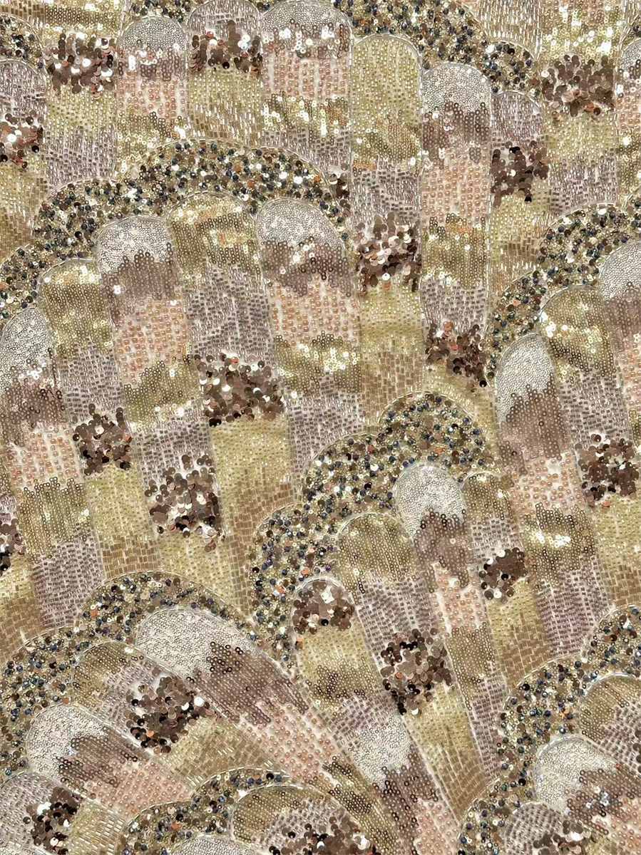 Beaded Tulle Fabric - 5 Yards | COD HN641