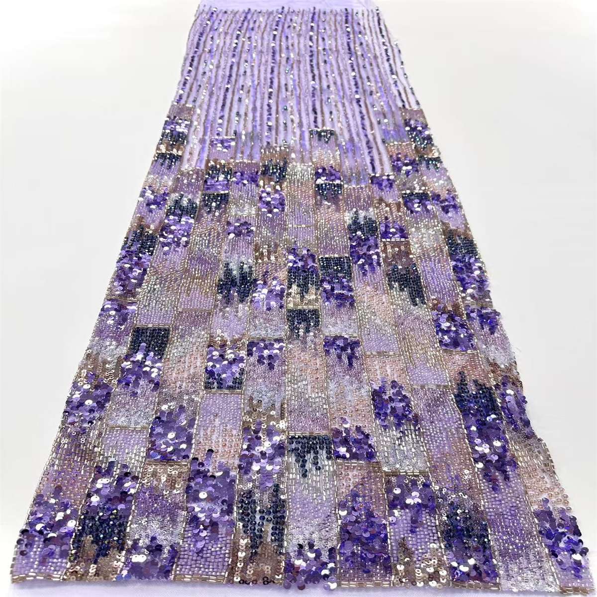 Beaded Tulle Fabric - 5 Yards | COD HN644