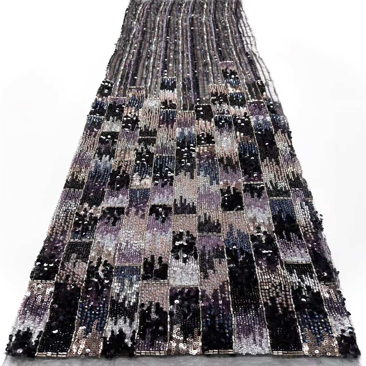 Beaded Tulle Fabric - 5 Yards | COD HN644
