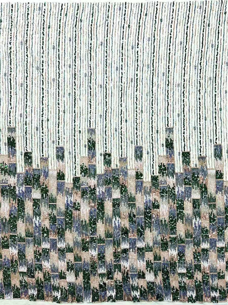 Beaded Tulle Fabric - 5 Yards | COD HN644