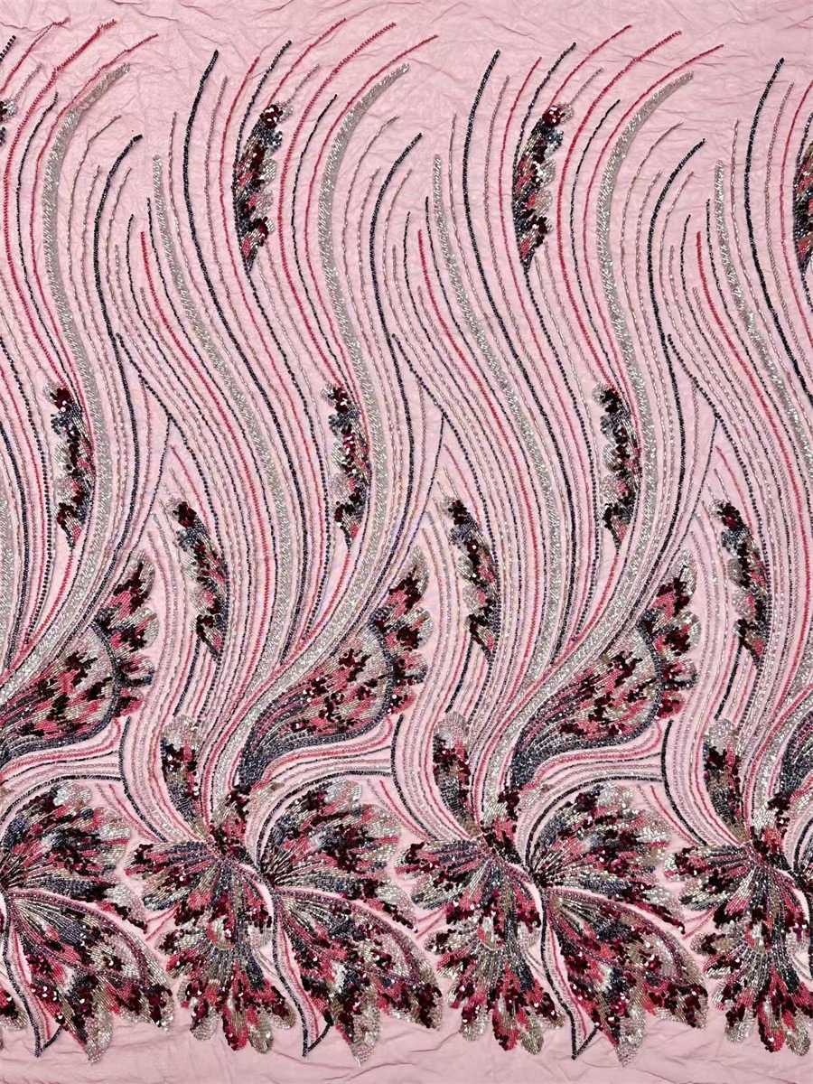 Beaded Tulle Fabric - 5 Yards | COD HN645