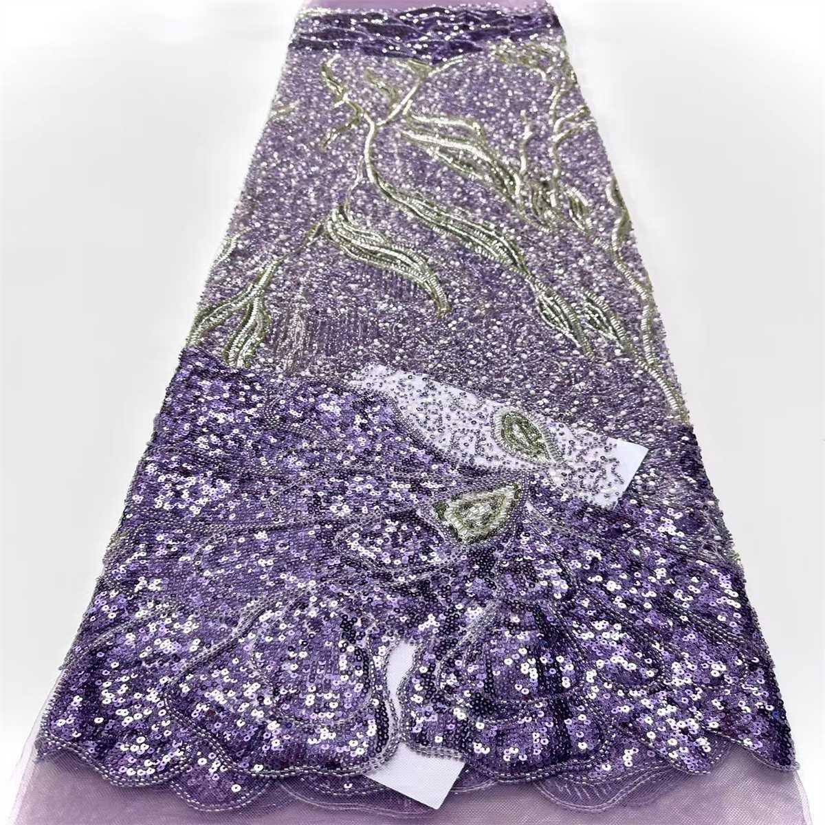 Beaded Tulle Fabric - 5 Yards | COD HN651