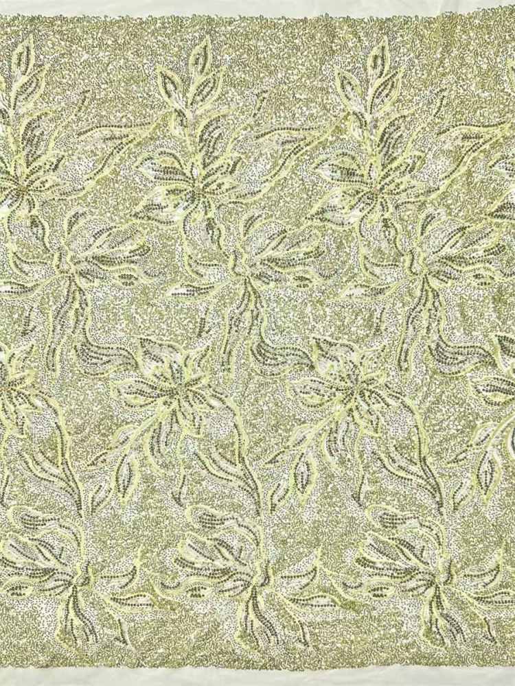 Beaded Tulle Fabric - 5 Yards | COD HN658