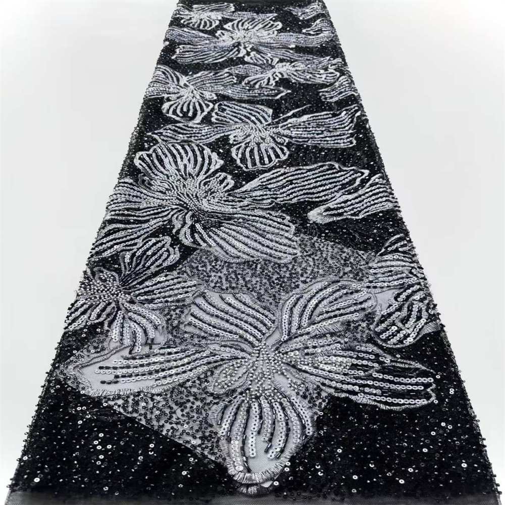 Beaded Tulle Fabric - 5 Yards | COD HN643
